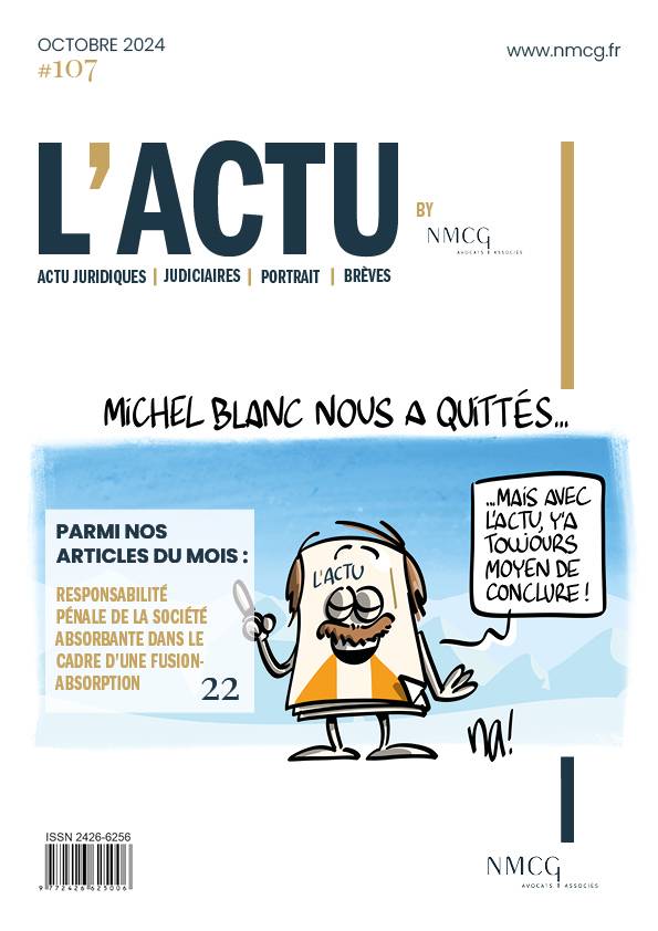 L'Actu by NMCG - octobre 2024